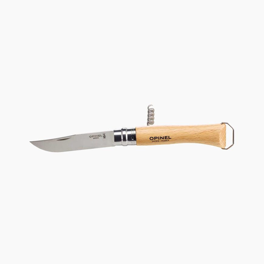 No.10 | Dugóhúzós Zsebkés Üvegnyitóval | Bükkfa