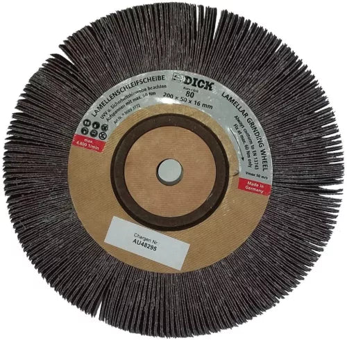 DICK Lamellás korong SM-90 köszörű géphez (200x50x16 mm) 80-as